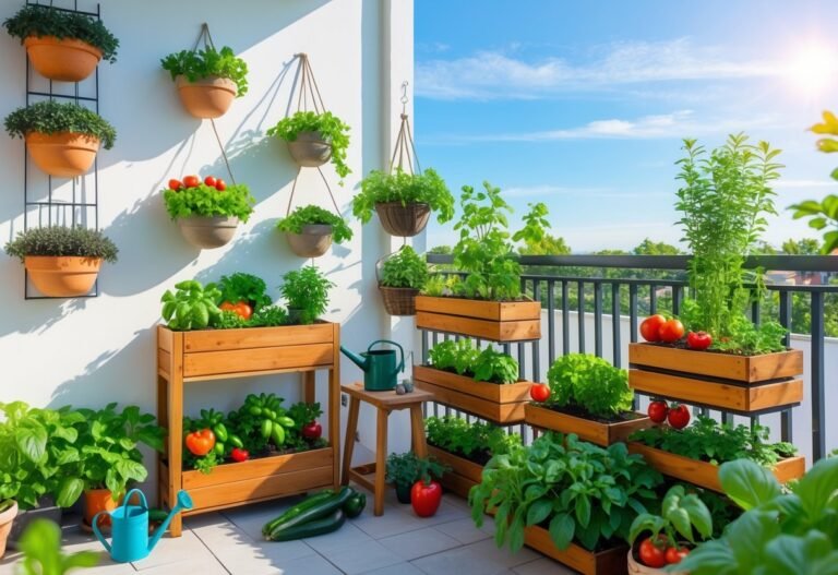 7 Balcony Vegetable Garden Ideas for Small Spaces and Year-Round Harvest