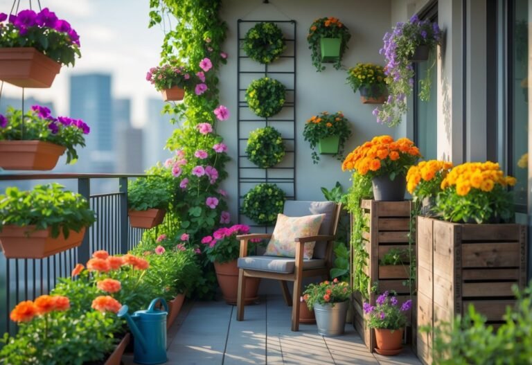 10 Balcony Flower Garden Ideas to Maximize Small Spaces and Seasonal Color