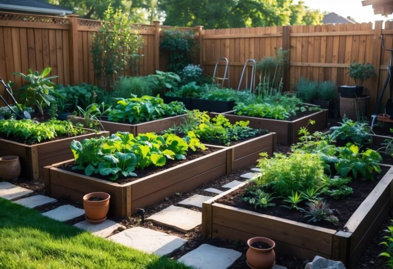 Raised Beds Backyard Garden Design Ideas for Easy Maintenance and Maximum Yield