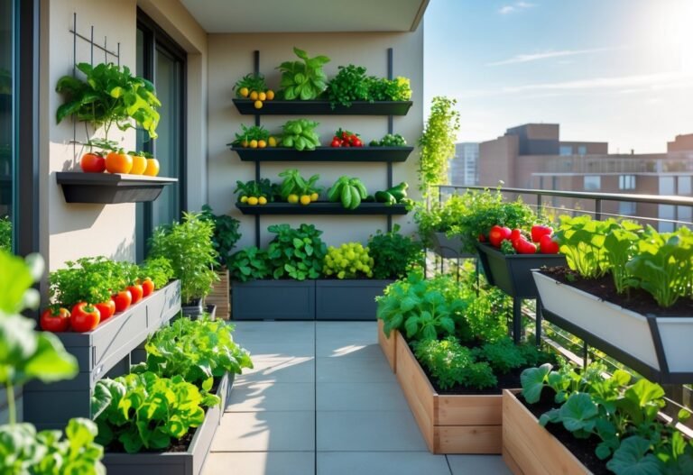 7 Balcony Vegetable Garden Design Ideas to Maximize Space and Yield