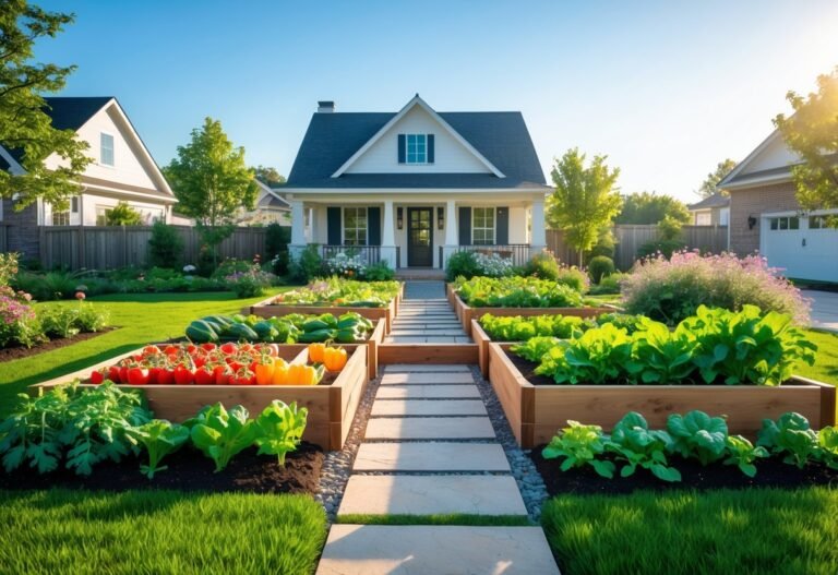Front Yard Vegetable Garden Design Ideas for Small Spaces and Curb Appeal